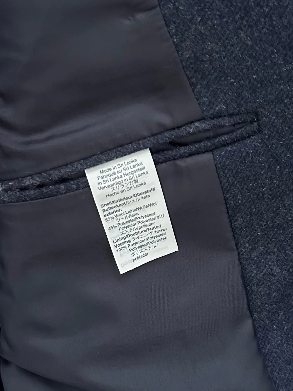 J. Crew Wool Thompson Blazer in Navy Blue - Fall / Office / Tailored